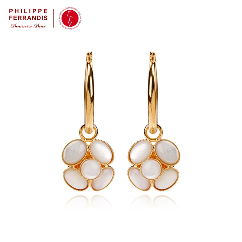 AZLOOK【法国进口】菲昂迪斯COCO山茶花系列COCO耳环精致气质高级感