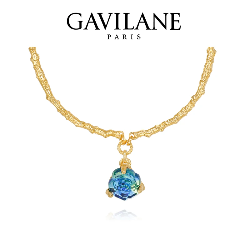 AZLOOK 项链【法国进口】GAVILANE光之山茶花项链