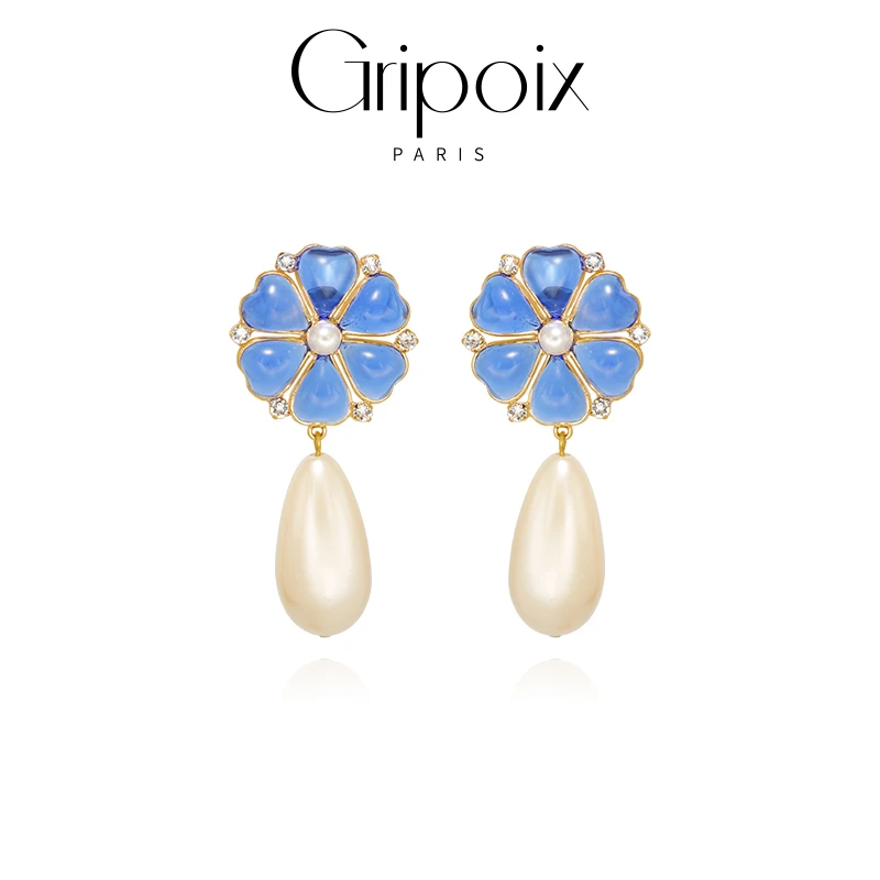 AZLOOK 耳环【法国进口】Gripoix paris 生命之花系列耳环