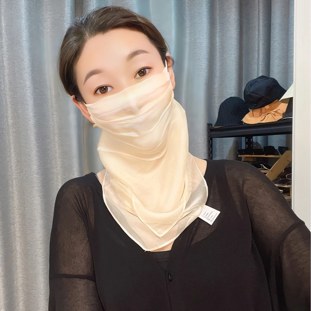 【那那家】冰凉防晒透气遮脸护脖妙女面纱