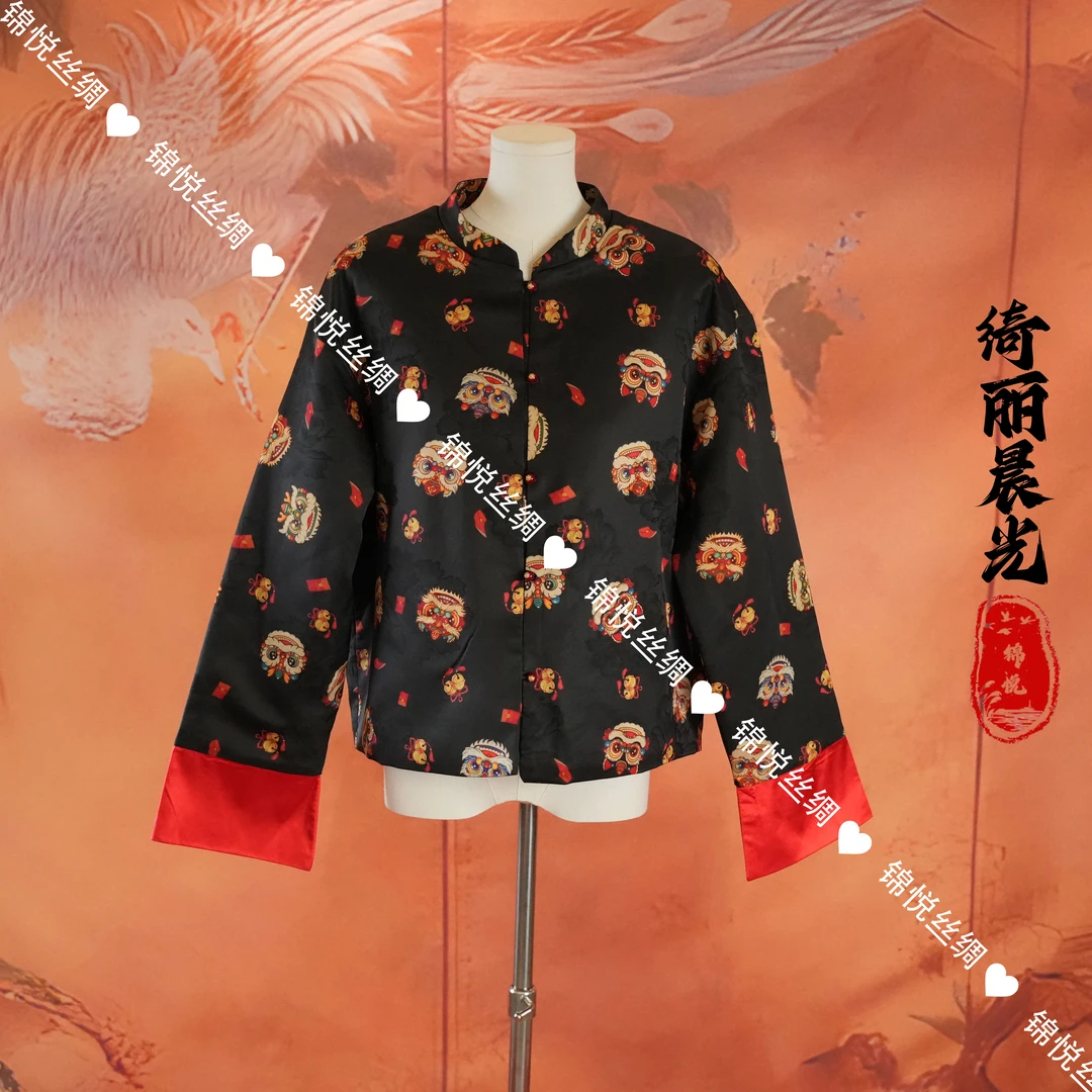 【耀阳专属】新款轻奢时尚洋气百搭复古醒狮中式外套-F032