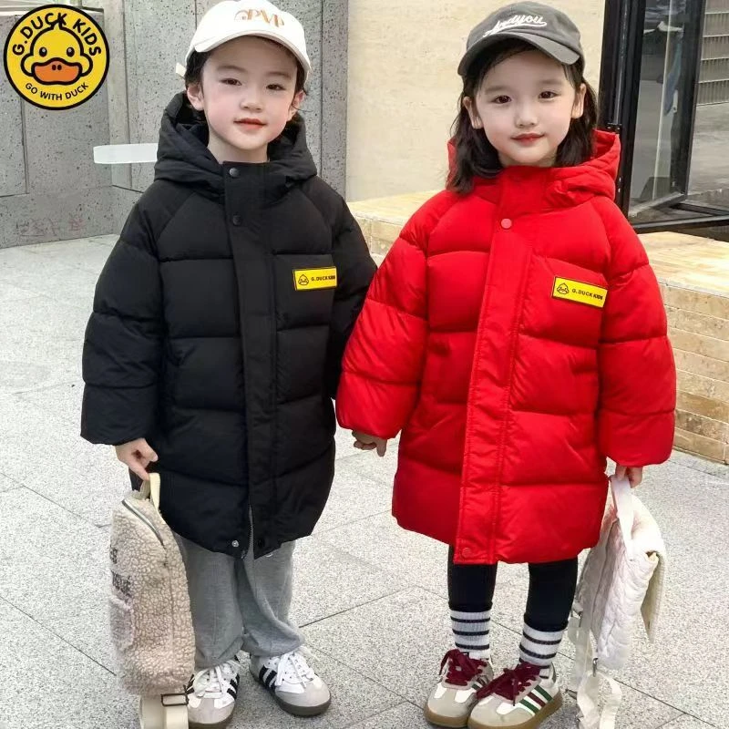 HAL.DUCK/哈罗小黄鸭男女童秋冬季宝宝中大儿童加厚洋气中大童