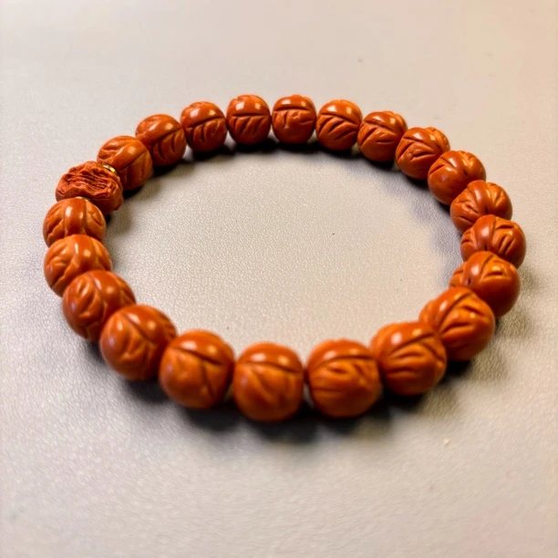 龙纹桃核12.5mm龙纹一道筋凤尾纹