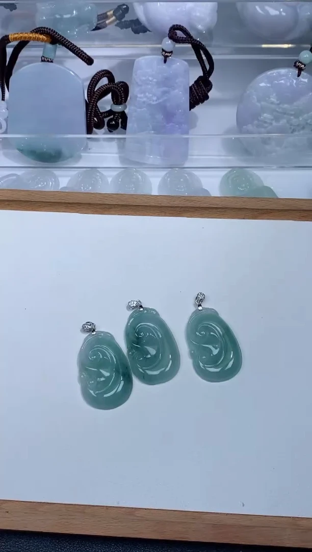 【闪购商品】翡翠颈饰银S925镶嵌吊坠团购多样性发一件