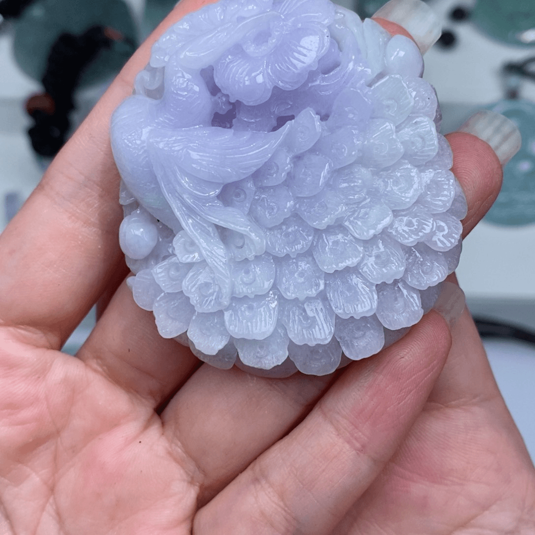 翡翠挂件未镶嵌吊坠