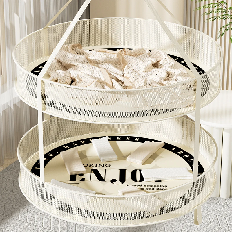 荞芬晒衣篮晾衣网家用衣物玩具儿童衣服晒袜子架毛衣晾晒平铺网兜