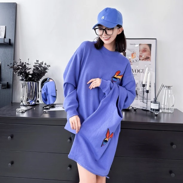 247ClothingDog兔年限量牙刷绣彩虹兔布袋卫衣时尚