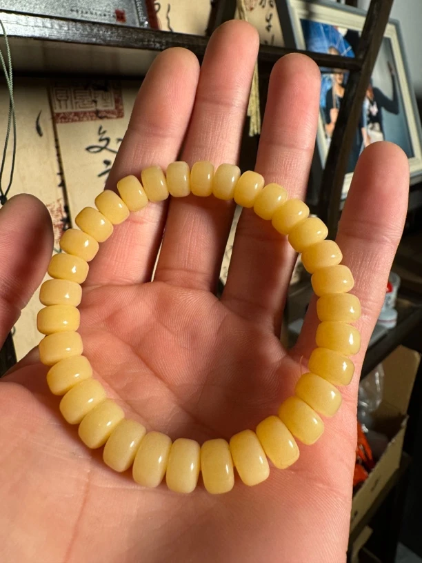 奶油菩提手串单圈