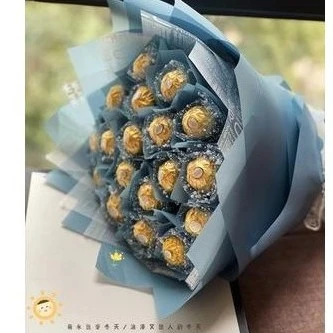 高端生日礼物费列罗巧克力花束礼盒送男女朋友闺蜜老婆创意19/9粒