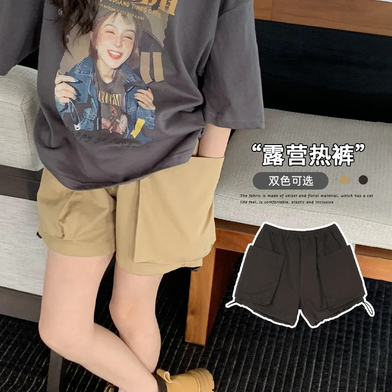 女童短裤外穿儿童裤子女夏季潮流工装短裤中大童百搭宽松休闲裤