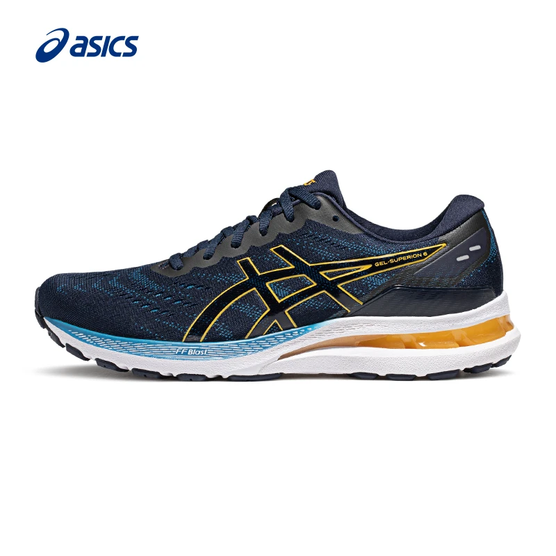 ASICS亚瑟士夏季新款男子运动鞋GEL-SUPERION 6耐磨稳定支撑跑鞋