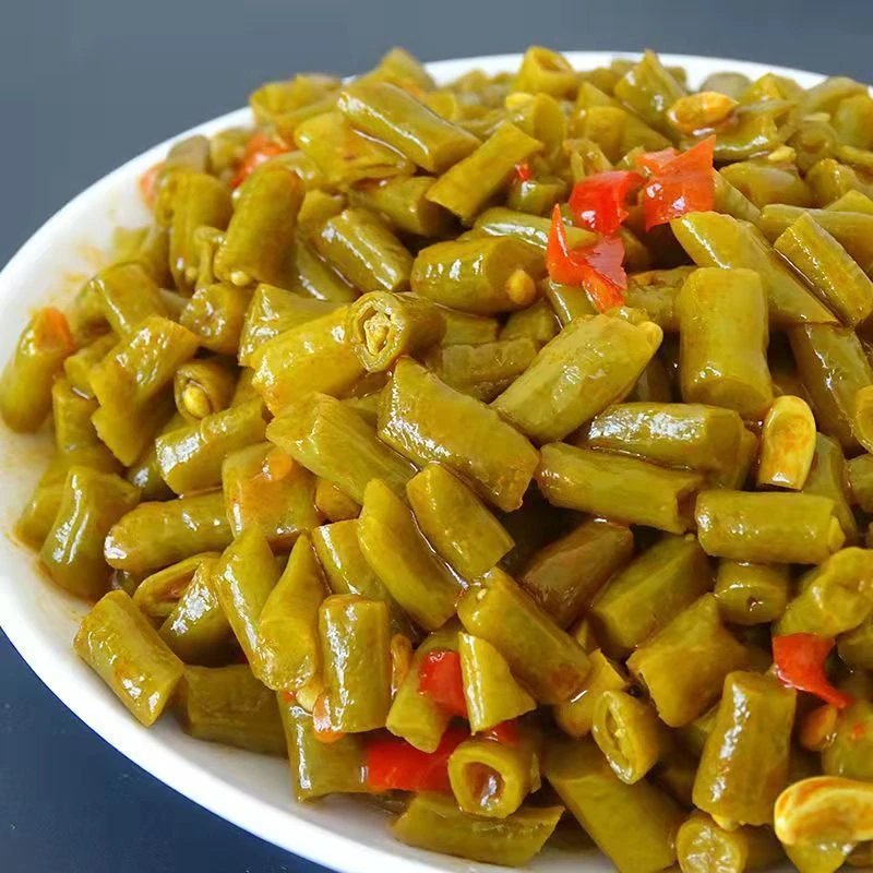 红油辣椒酸豆角腌泡酸菜酸豇豆即食酱泡菜下饭菜拌饭酸辣咸菜爽口