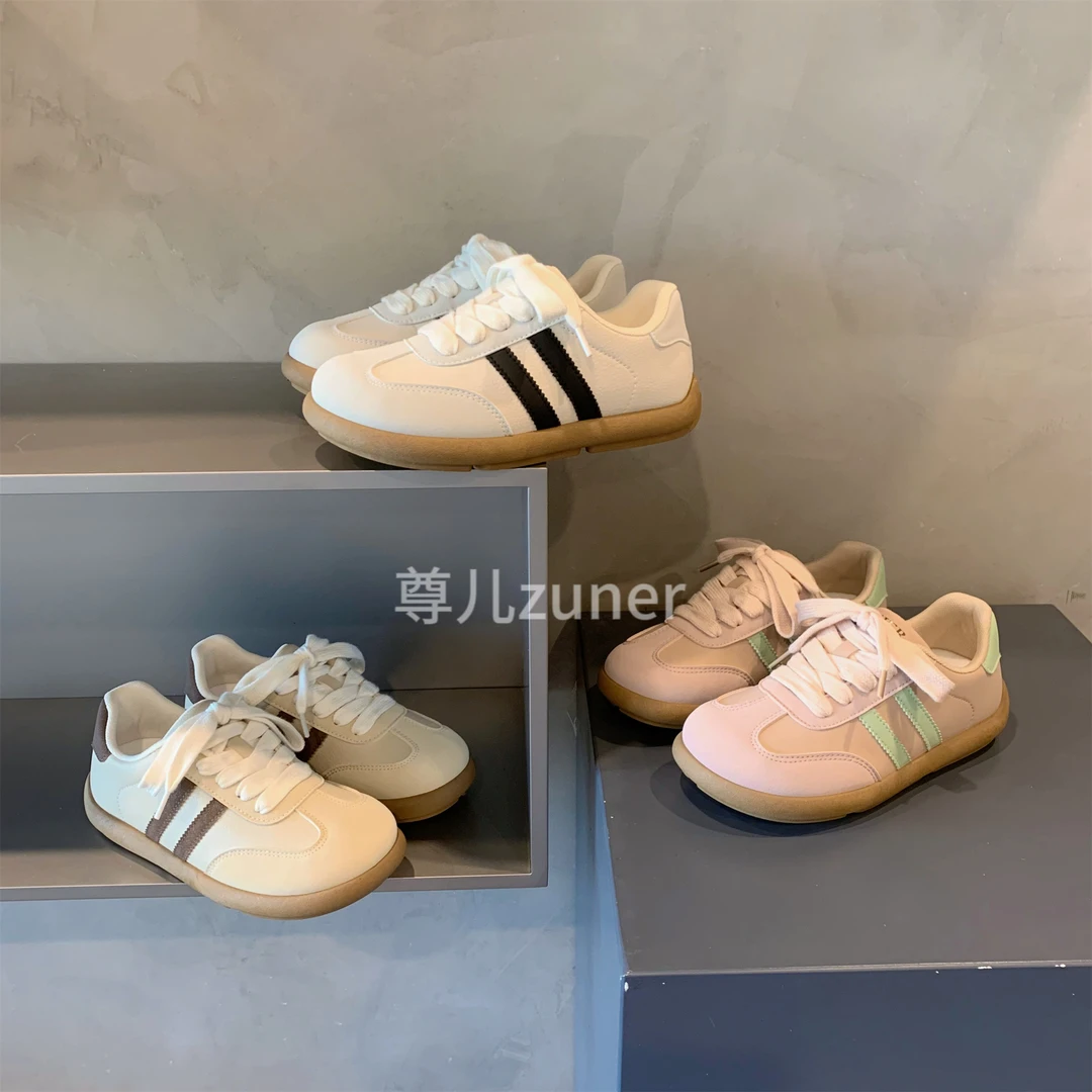 尊儿2024年早秋新款百搭透气软底春季防滑韩版秋季透气INS风板鞋