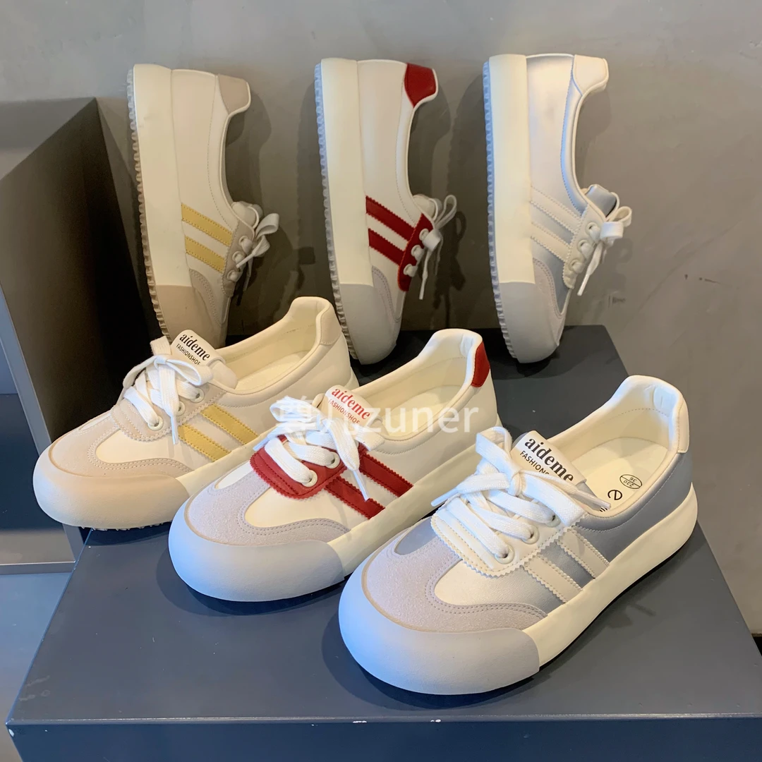 尊儿2024夏季新款浅口一脚蹬百搭休闲小众韩版厚底ins德训单鞋