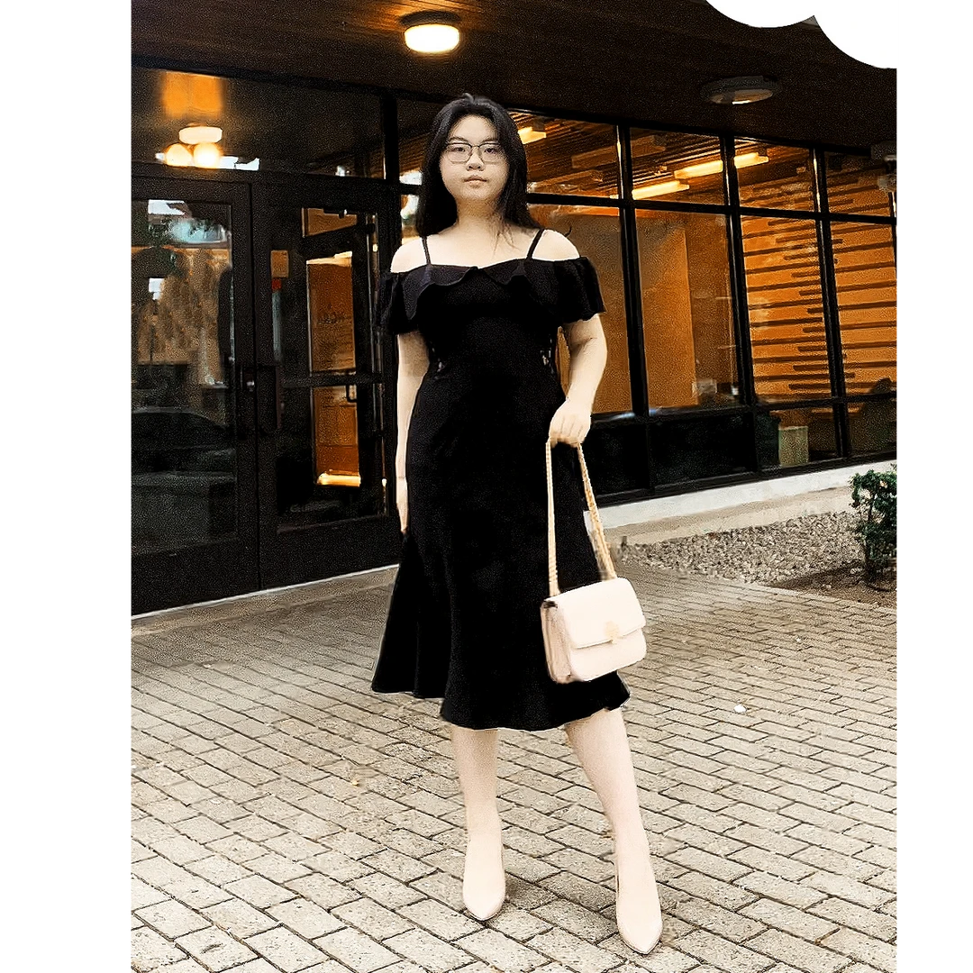 【短款小个子！】永恒经典小黑裙，显瘦一把手！！鱼尾款超显身材