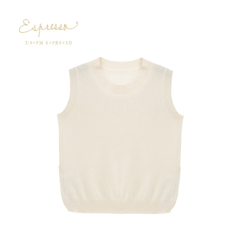ESPRESSO-圆领无袖基础款背心BJF103006