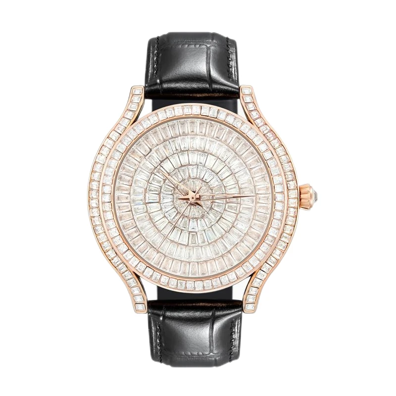 【弘威集团专属】 斯特克伦堡/ST【星空系列】满盘镶钻全自动机械腕表