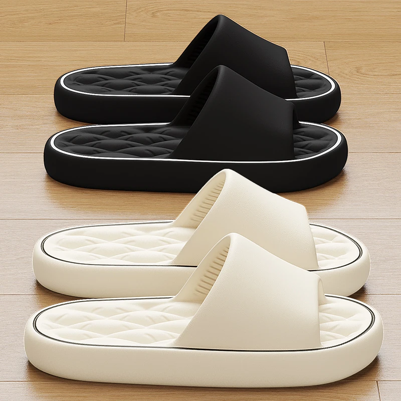 拖鞋女士夏季厚底情侣室内家用浴室洗澡防滑居家防臭耐磨拖鞋男