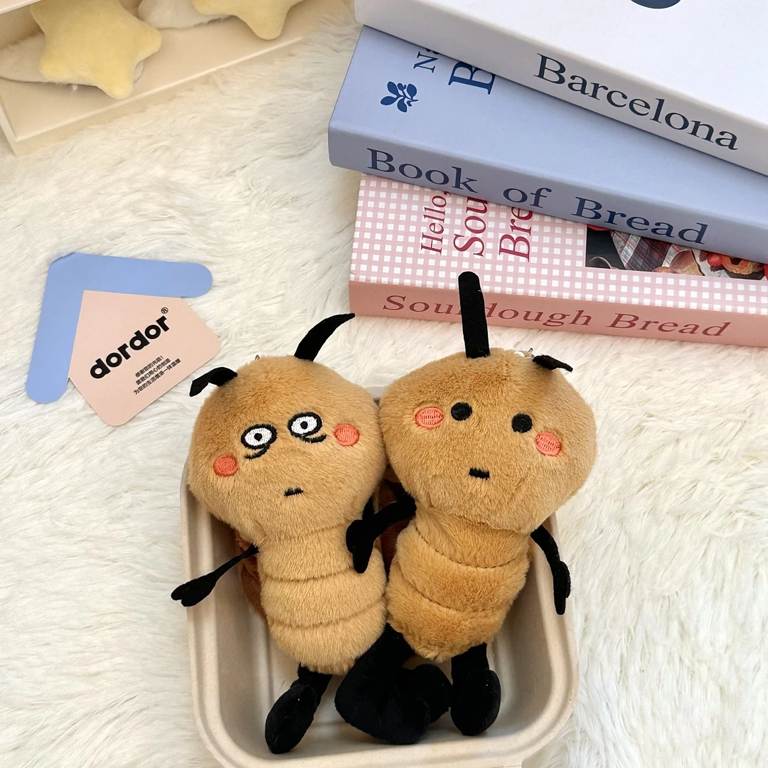 PuppyBus｜阿真阿强蟑螂小强 毛绒卡通玩具挂件
