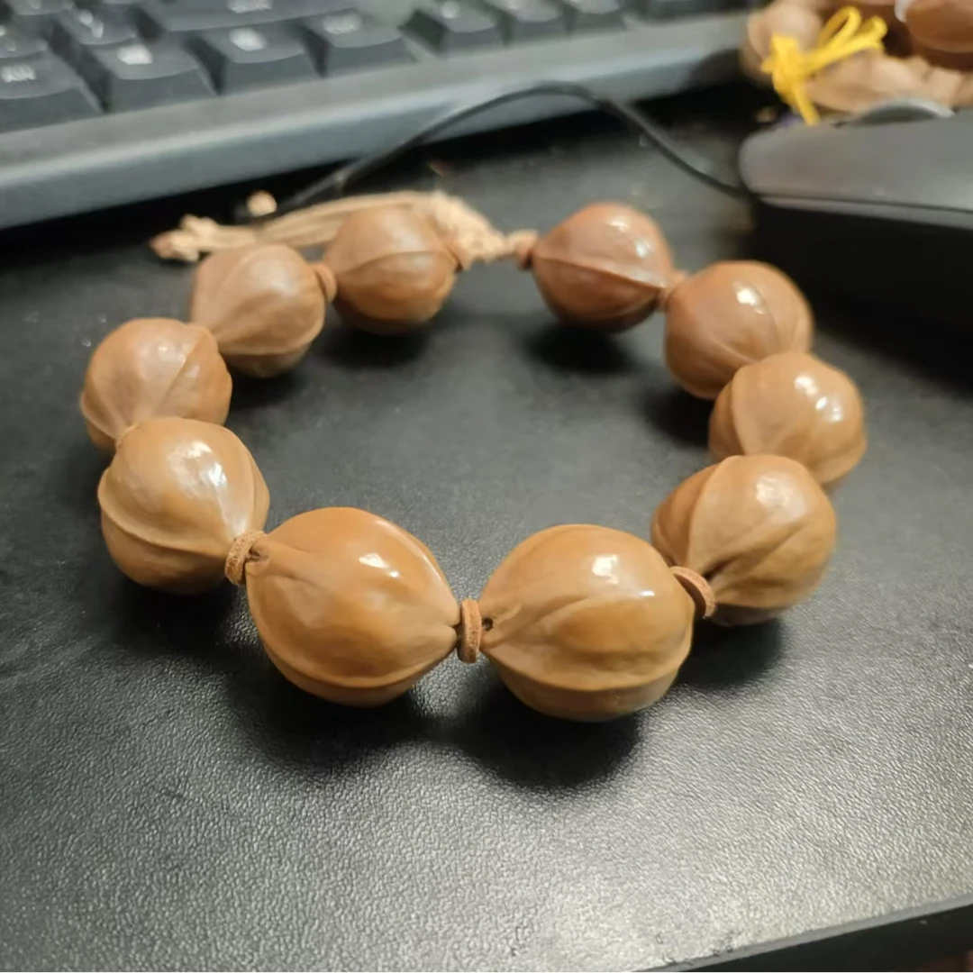 梅林老树铁核20*24短圆橄榄核手串