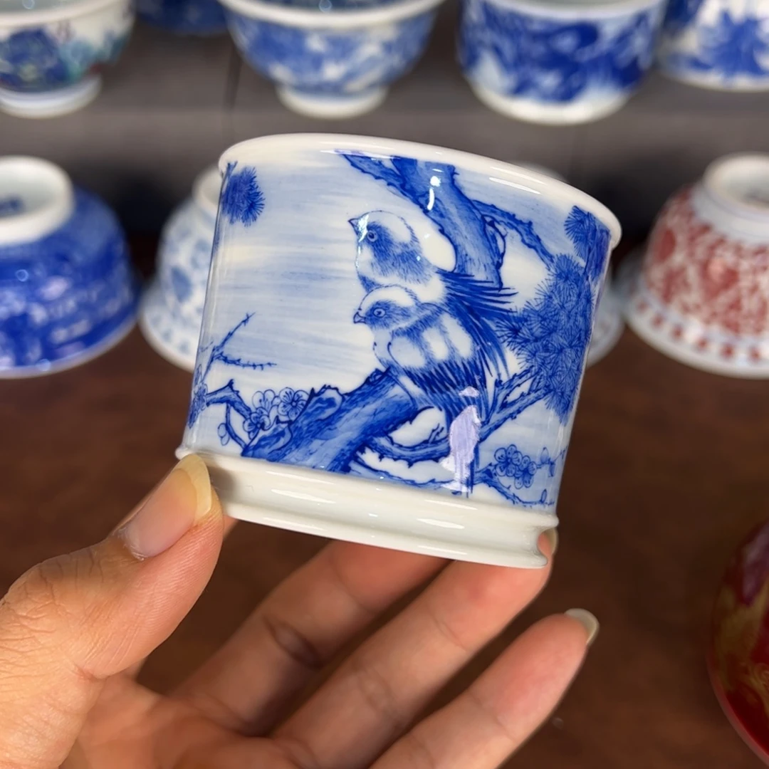 杯景德镇全手工手绘陶瓷