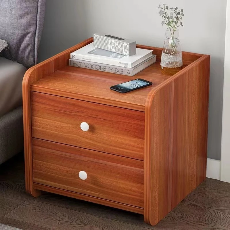 龙谋现代简约床头柜抽屉式置物架简易收纳床边柜储物柜【15cm】无抽