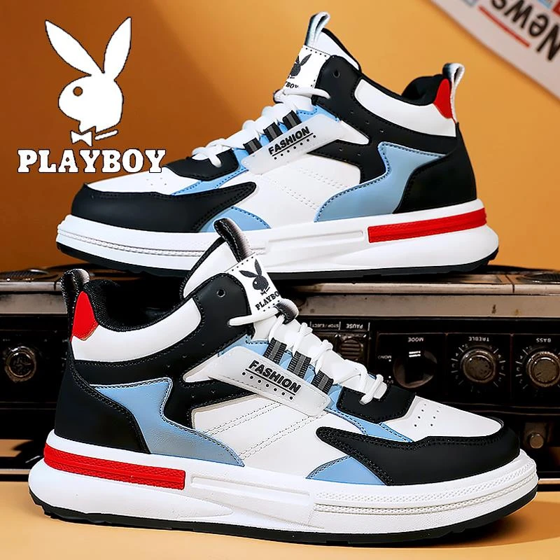 PLAYBOY鞋子男鞋2024新款冬季网红爆款时尚运动板鞋休闲潮鞋男鞋