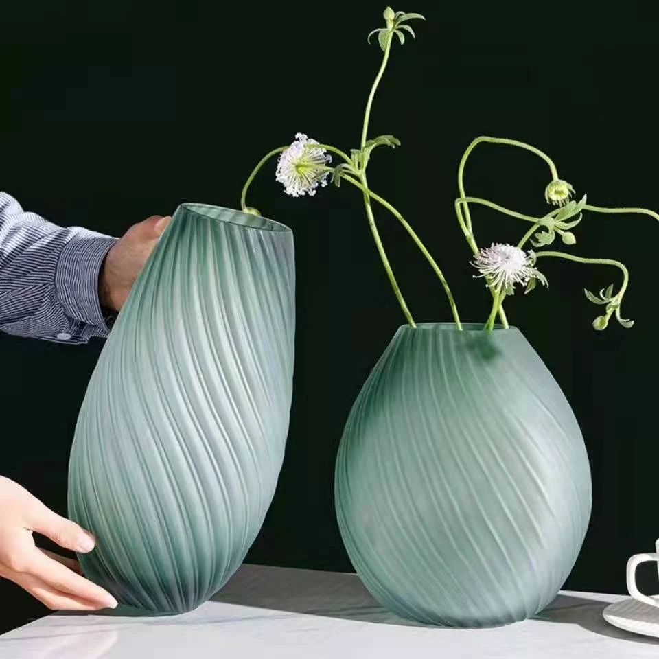 水培高端玻璃花瓶批发高级感餐桌客厅插花器装饰ins摆件澎湖湾