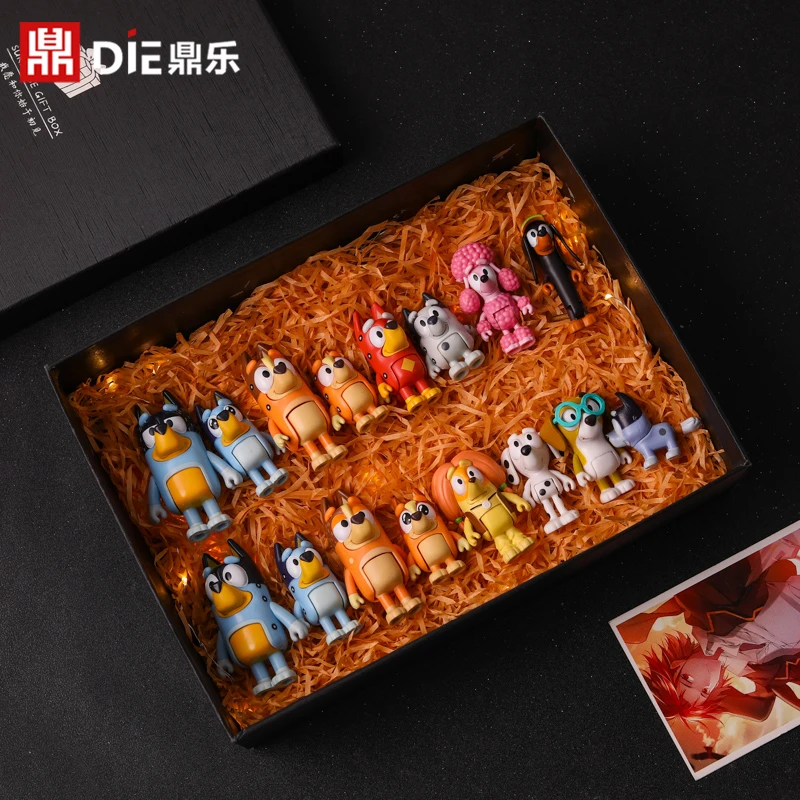 Bluey and Friends布鲁伊和朋友周边玩具儿童摆件小狗狗手办模型