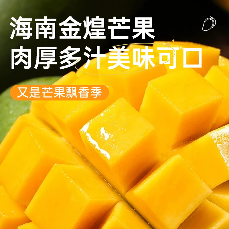 海南三亚高山金煌芒 果园直发 纯甜无酸