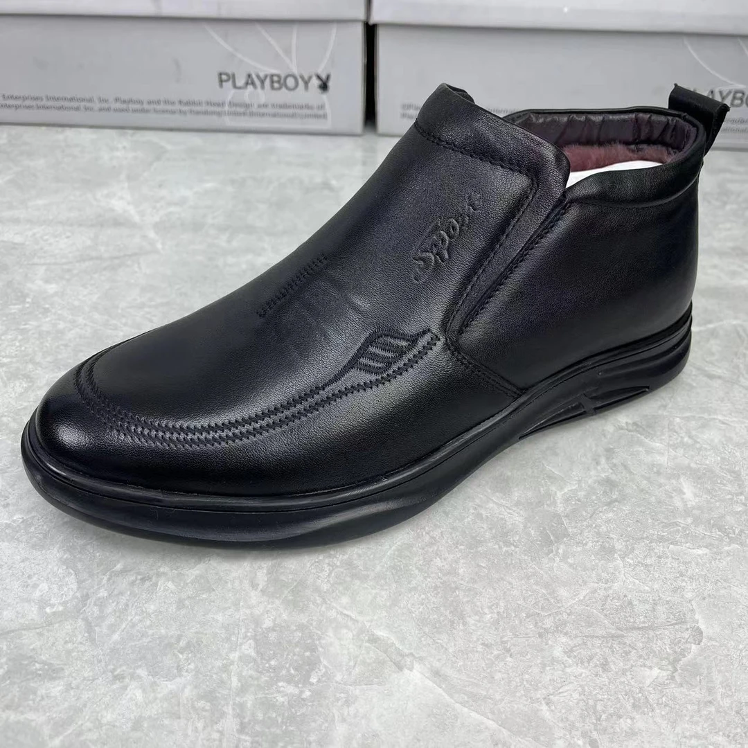 【加绒的】断码清仓真皮男鞋2828