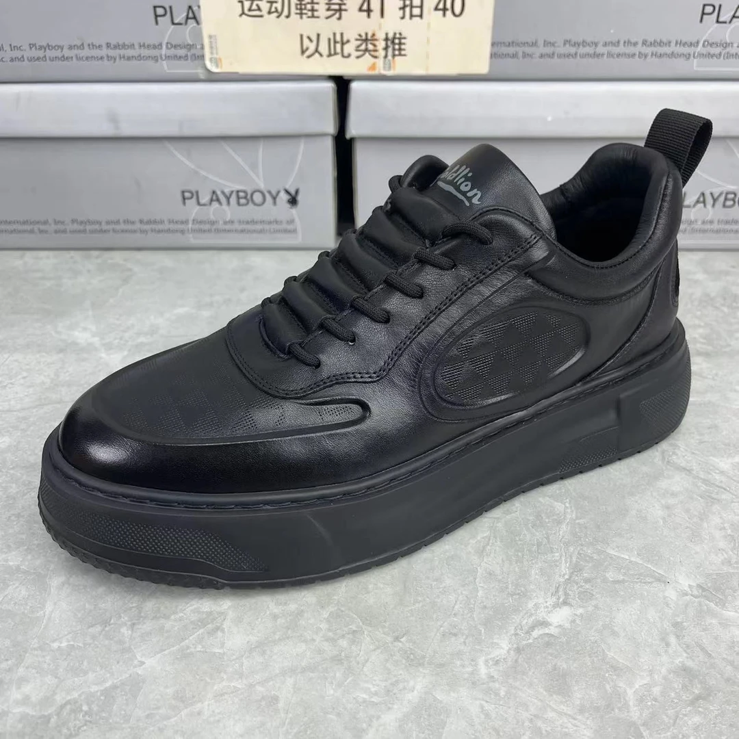 断码清仓真皮男鞋0486
