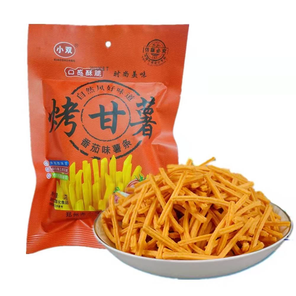 XIAOSHUANG/小双番茄烤甘薯条酥脆油炸膨化怀旧宿舍旅游零食小吃