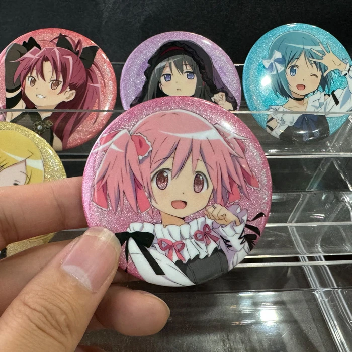 魔法少女小圆剧场版叛逆的物语鹿目圆晓美焰马口铁双闪吧唧徽章