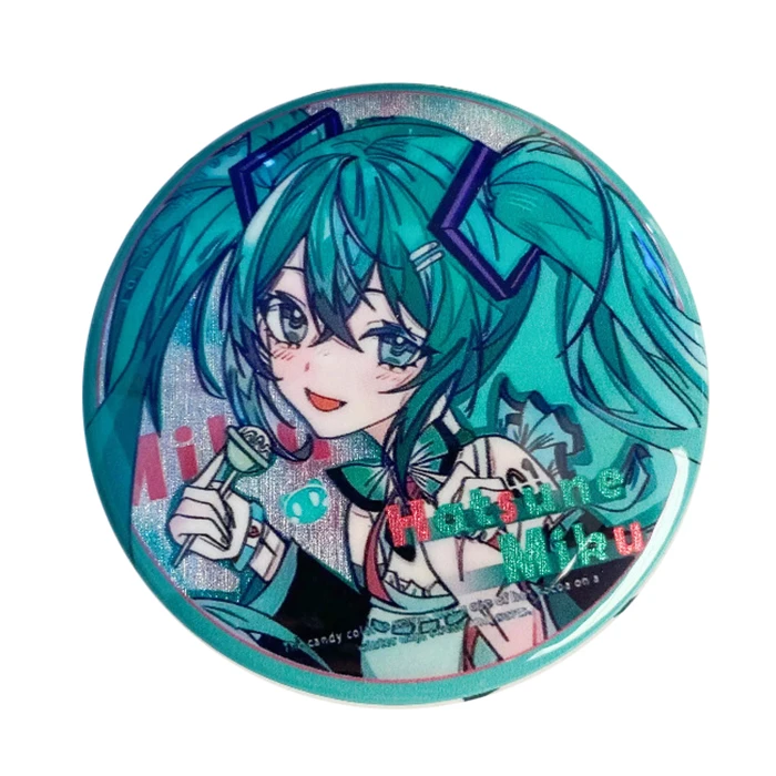 新款初音二次元未来绿色高颜值马口铁吧唧徽章动漫谷子勋章周边