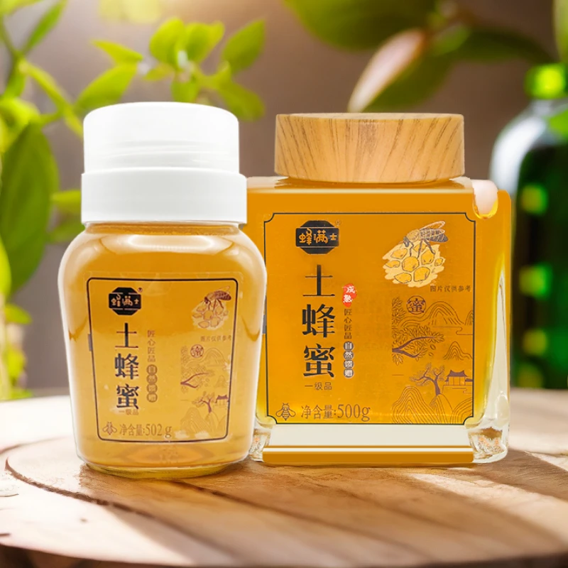 不纯包退丨纯正蜂蜜馈赠成熟细腻500g蜂场蜜源农家自产自销土蜂蜜