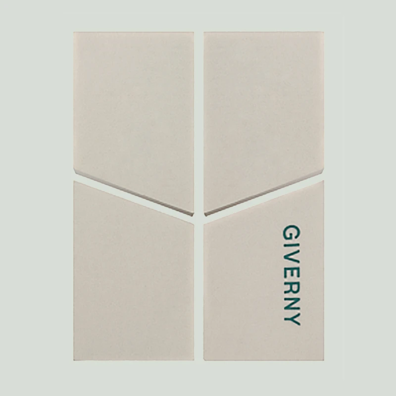 GIVERNY/姿泊兰伊【赠品勿拍】切角粉扑（四块装）干湿两用菱形打底