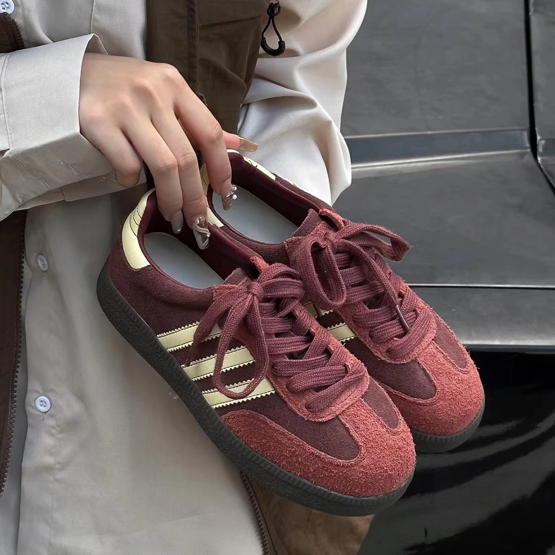 德训鞋下雪也能穿2024新时尚潮流复古百搭小众学生韩版低帮潮鞋