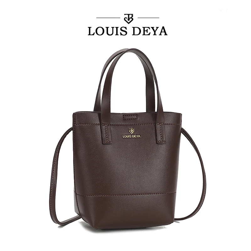 LOUISDEYA2023新款水桶包女士通勤单肩轻奢秋冬手提包斜挎包F8002