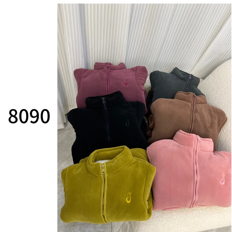 过冬必备【宋晓暖】海豚绒立领家居服套装儿童冬款三层加厚NJ-23932