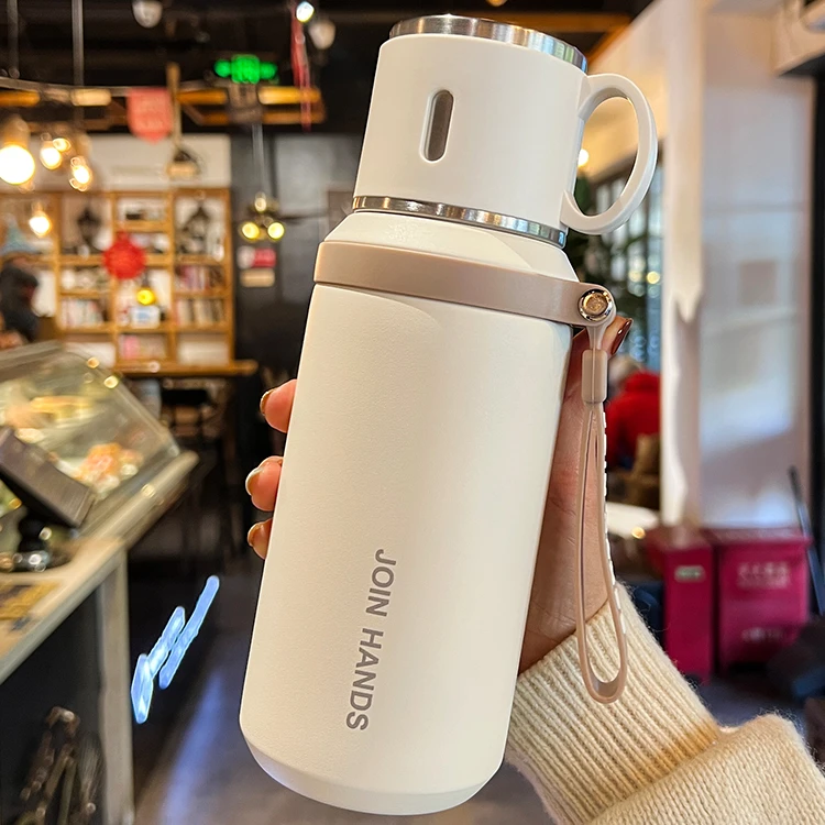 保温杯女新款2024高颜值316不锈钢保冷水杯男款学生上学专用杯子