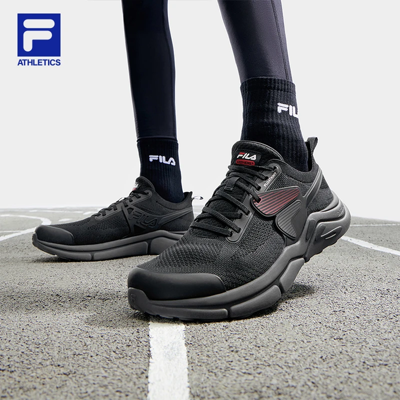 FILA斐乐【轻便路跑鞋】MIND6+新款男鞋舒适运动跑步鞋A12M341120F