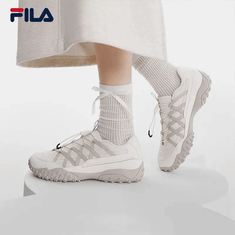 【韩素希同款】斐乐保暖温柔芭蕾鞋秋季新款休闲小白鞋F12W432126