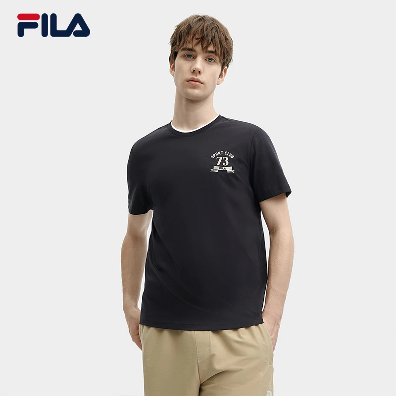 Fila/斐乐【复古运动 】短袖T裇时尚舒适休闲运动上衣F11M419108F