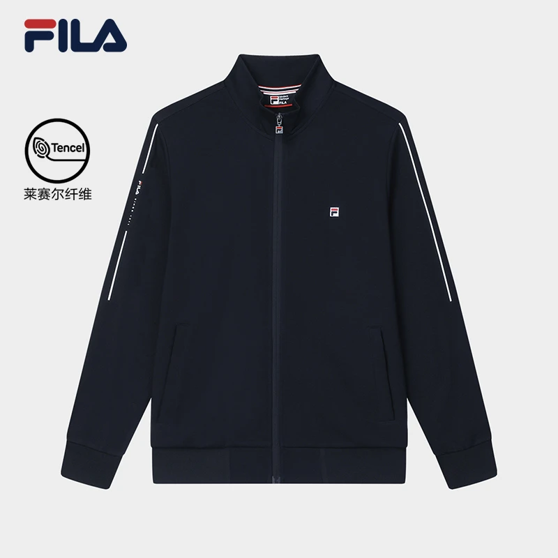 Fila/斐乐【双11专享】男子长袖运动百搭立领行政外套 F11M431502F