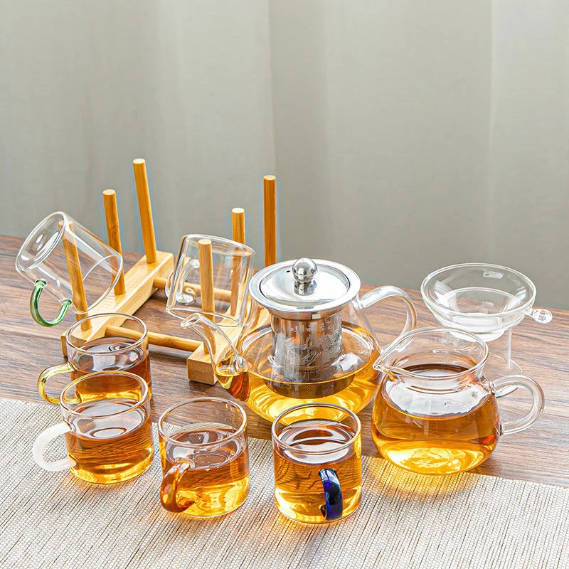 耐热玻璃煮茶壶泡茶专用功夫茶具茶杯套装过滤泡茶壶茶水分离