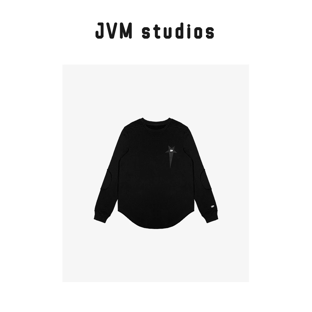 2024新款JVM定制18687时尚百搭星星长袖卫衣9/2