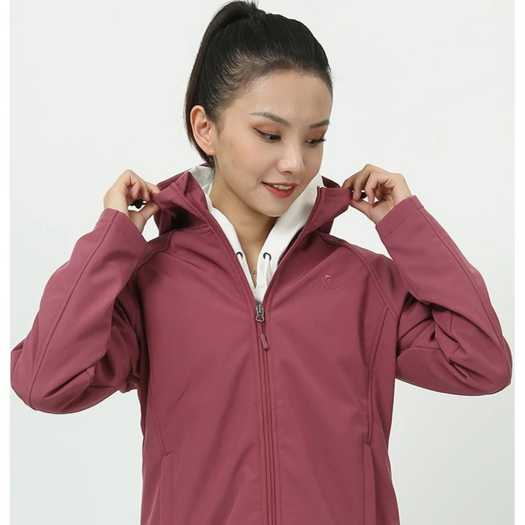 ROCK CLOUD/岩云女士户外防风防泼水休闲连帽春秋M1软壳衣上衣