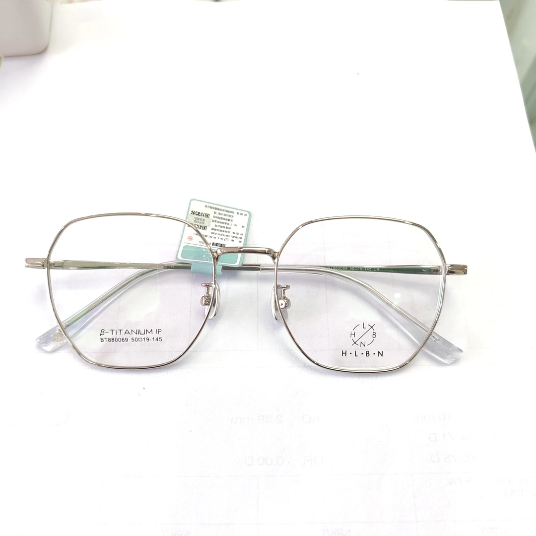 时尚复古超轻眼镜架多边形百搭不规则潮流清新韩版圆框经典气质