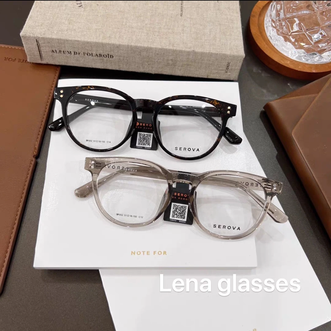 时尚百搭复古超轻黑框韩版圆脸眼镜架简约潮流经典圆框